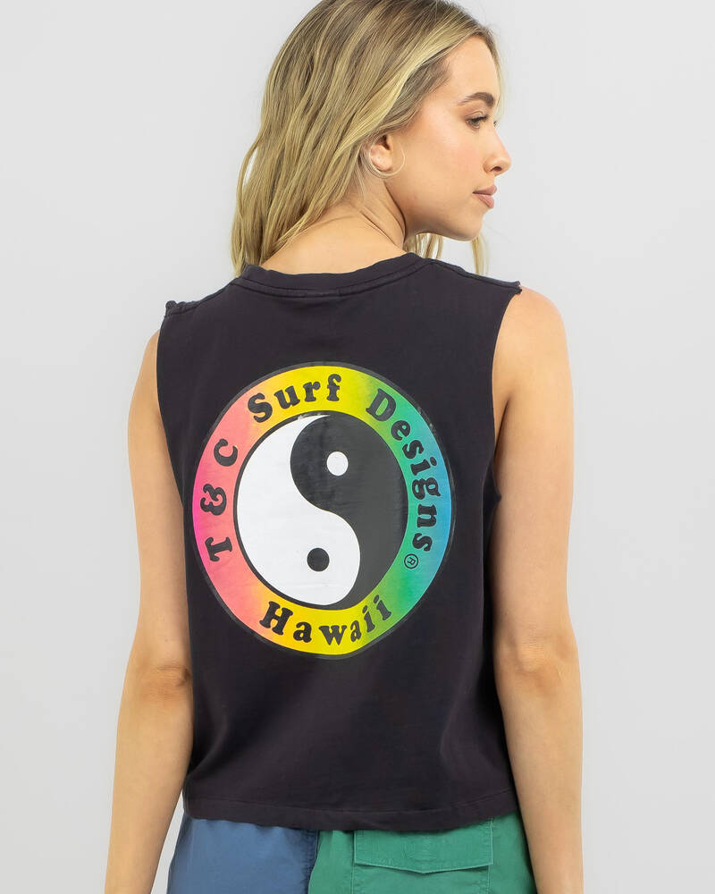 Town & Country Surf Designs OG Fade Tank Top for Womens