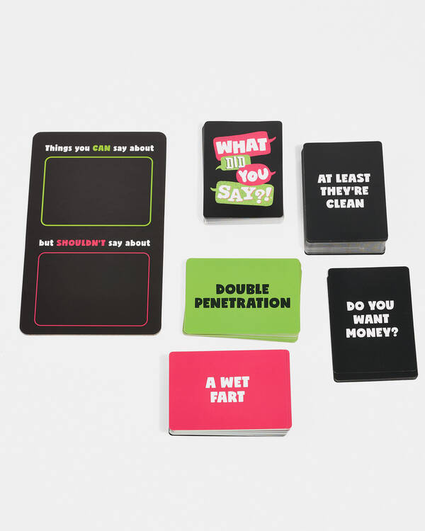 Funnybone What Did You Say? Game for Unisex