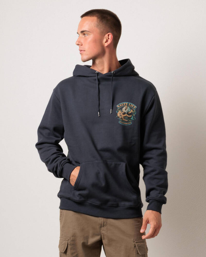 Salty Life Into The Deep Hoodie for Mens