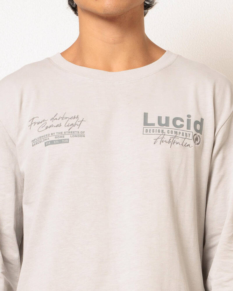 Lucid Overlay Long Sleeve T-Shirt for Mens