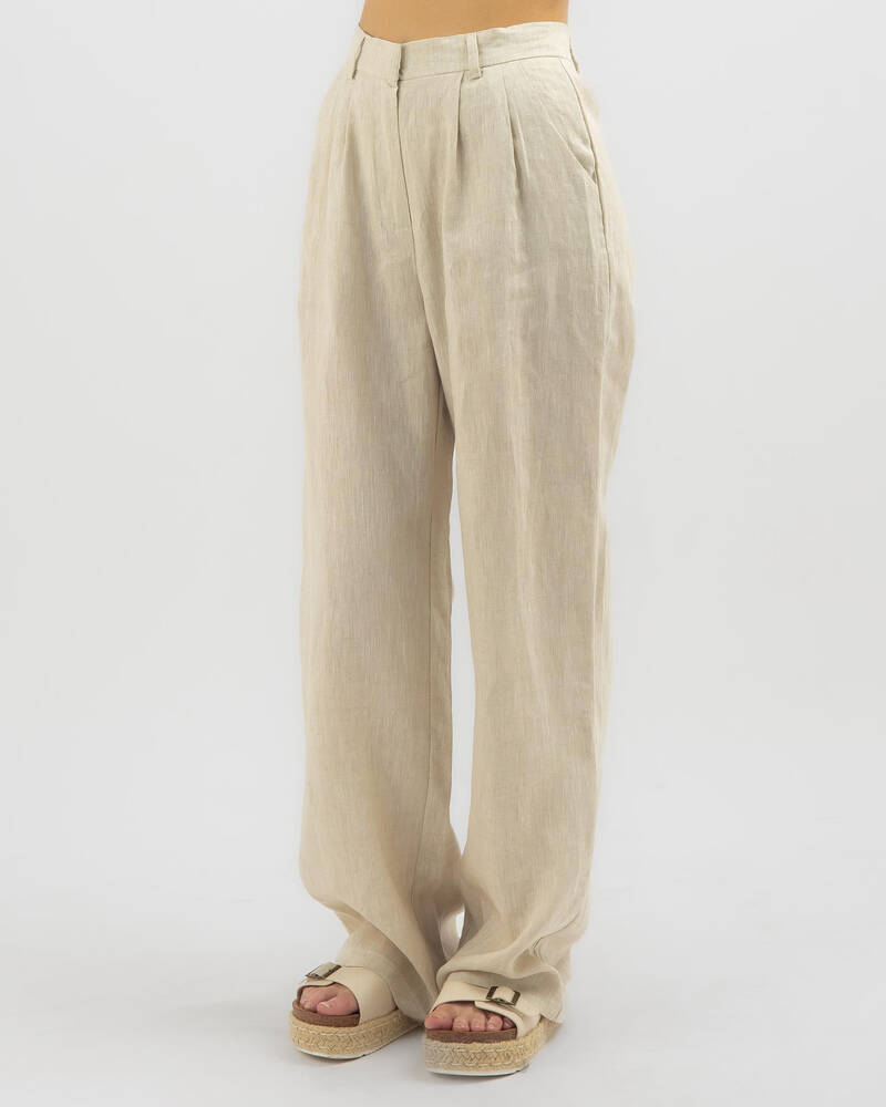 Shop YH & Co Amelie Pants In Beige - Fast Shipping & Easy Returns ...