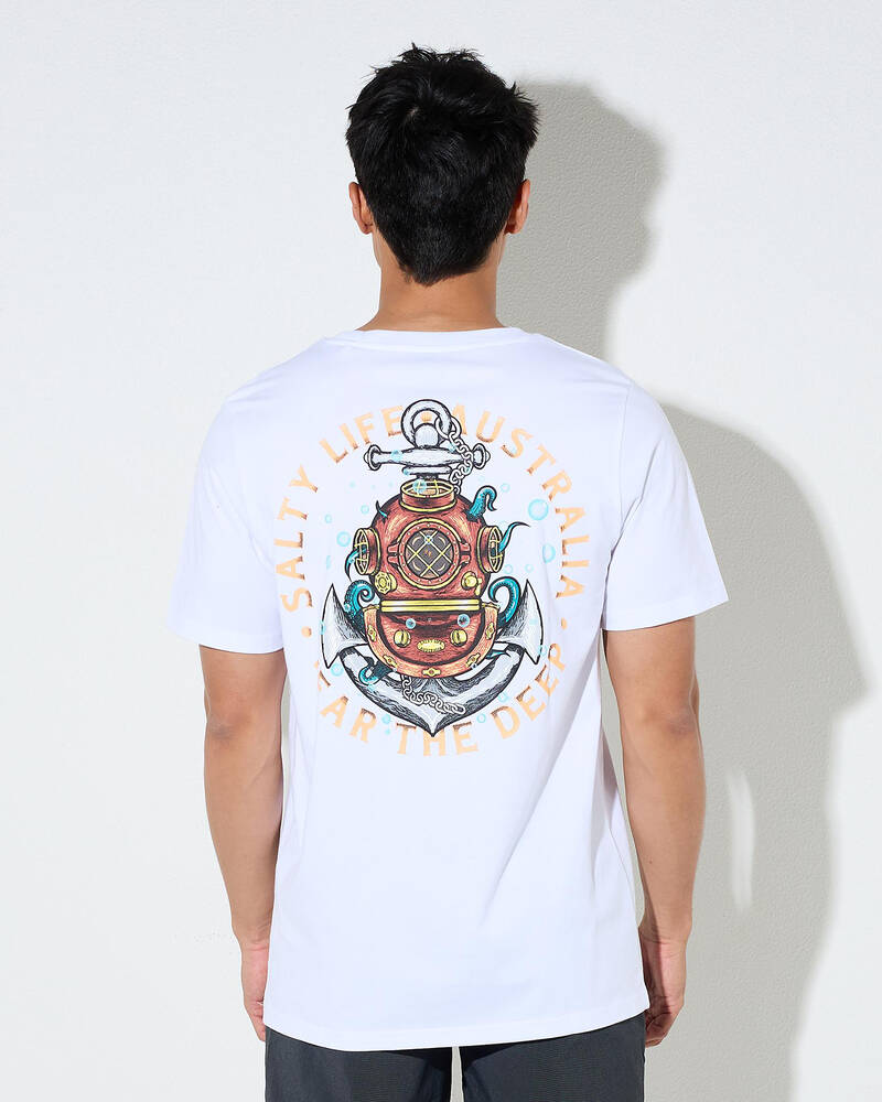 Salty Life Fear The Deep T-Shirt for Mens