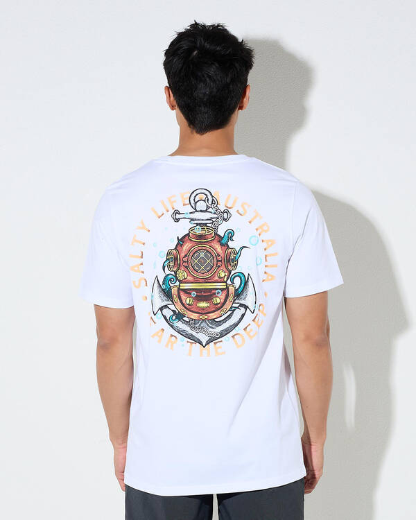 Salty Life Fear The Deep T-Shirt for Mens
