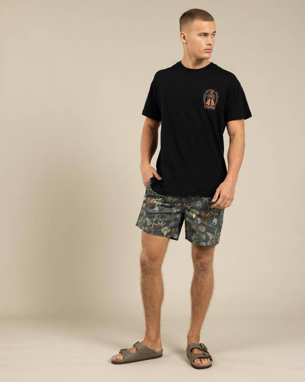 Jacks Wasteland Elastic Waist Shorts for Mens