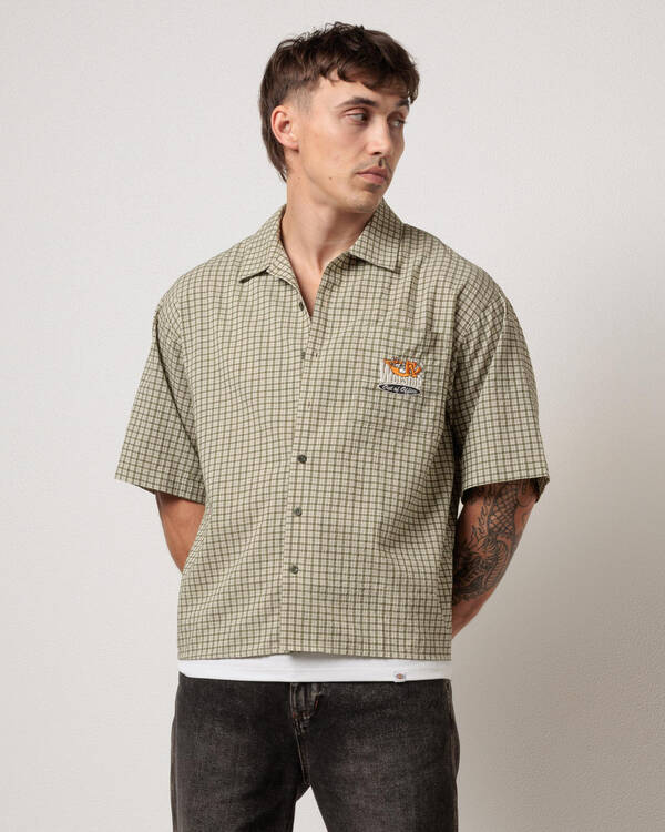 On Leave Cropped Short Sleeve Shirt