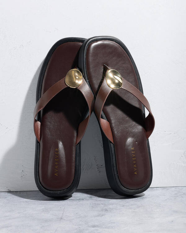 Ava And Ever Venus Thong Slide Sandals for Womens