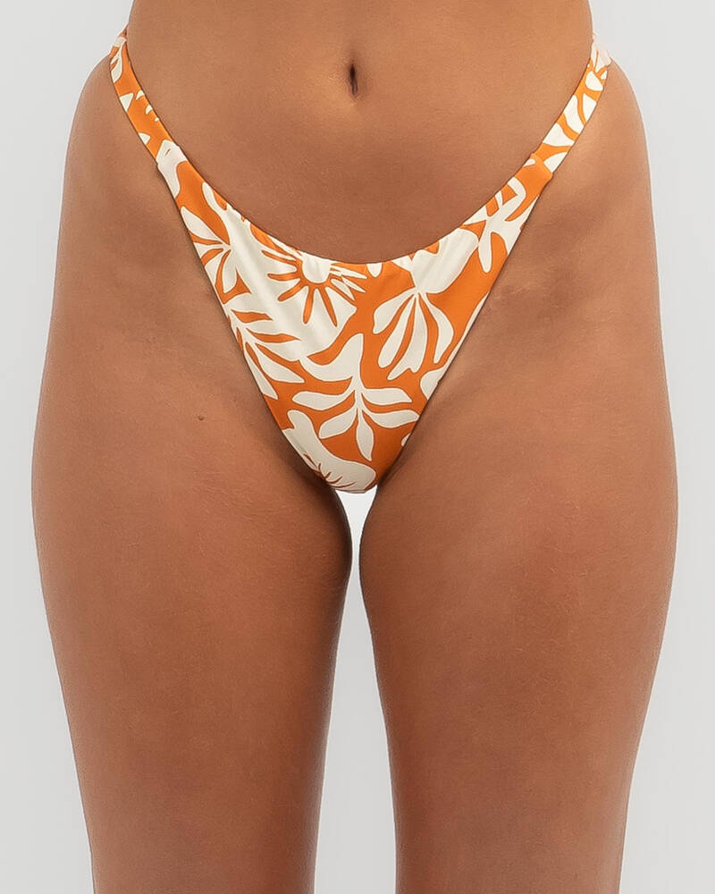 Billabong On Island Time Maya Cheeky Bikini Bottom for Womens