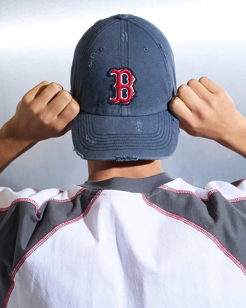 Forty Seven Boston Red Sox Well Worn Clean Up Cap for Mens