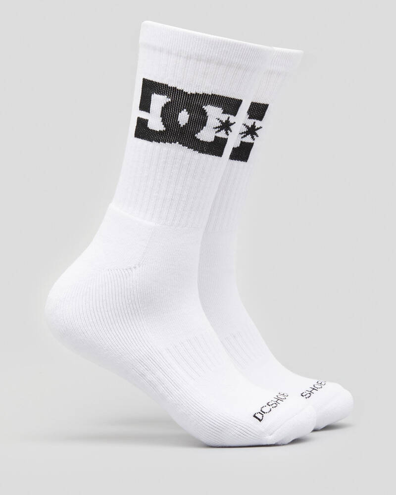 DC Shoes DC Star Crew Socks 2 Pack for Mens