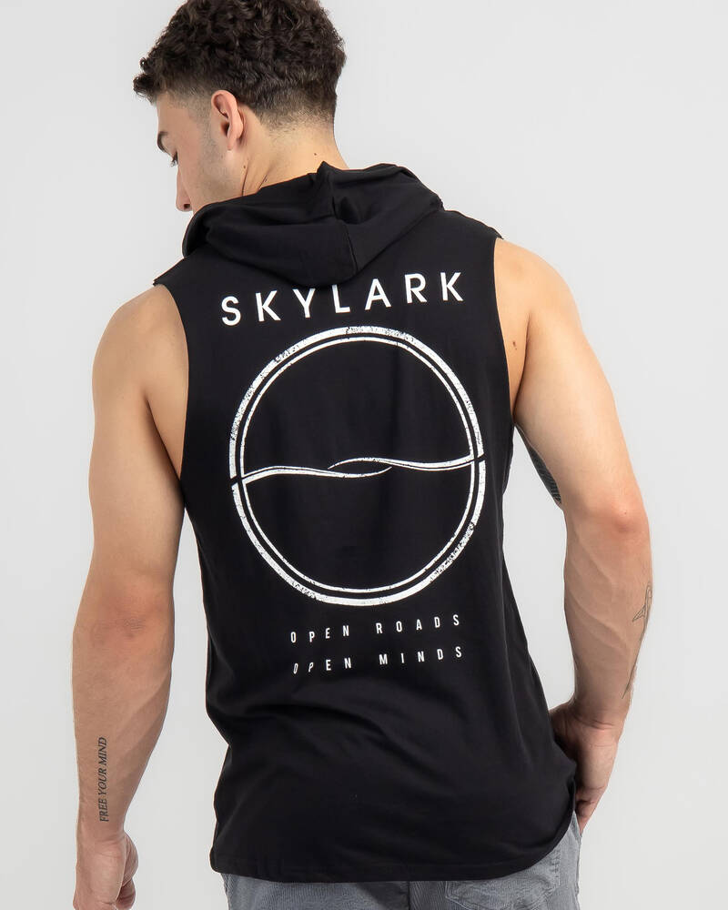 Skylark Rebound Hooded Muscle Tank for Mens