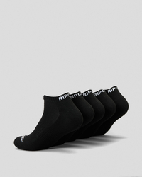 Rip Curl Brand Ankle Socks 5 Pack for Mens image number null
