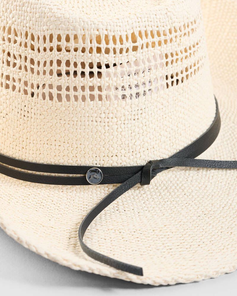 Rusty Rowdy Cowboy Straw Hat for Womens