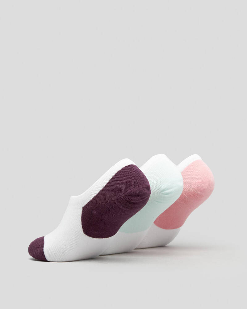 Shop Champion Womens C Logo No Show Sock Pack In Peculiar Pink/seoul Soul/higher Love Fast