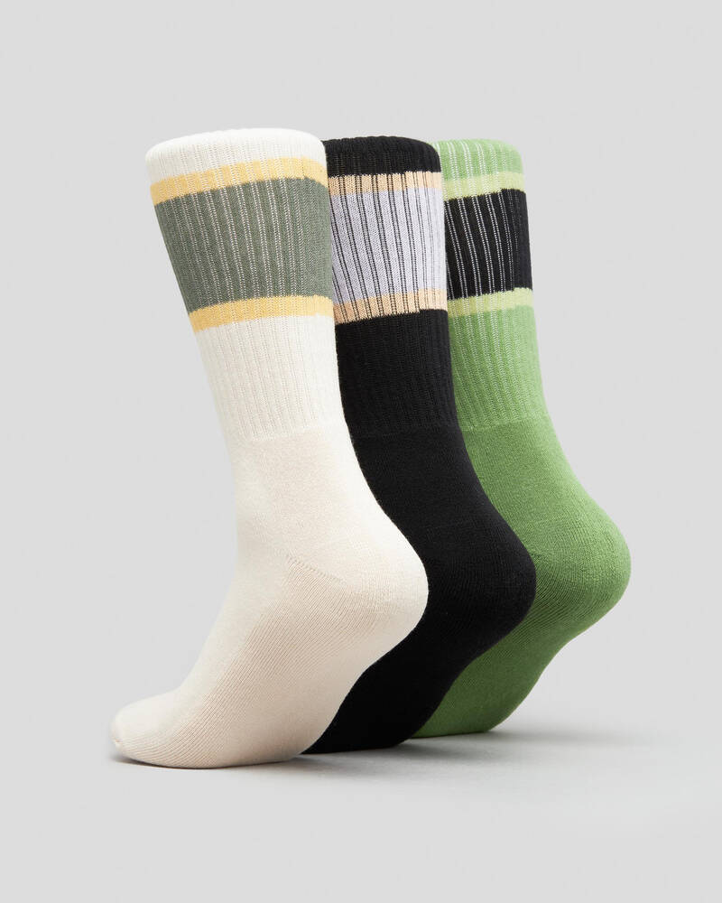 Stussy Designs Socks 3 Pack for Mens