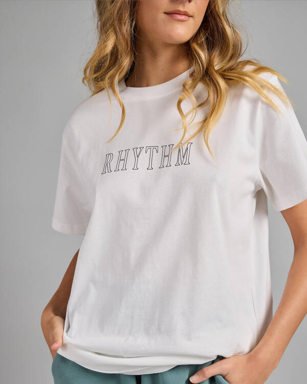 Rhythm Flagship Boyfriend T-Shirt for Womens