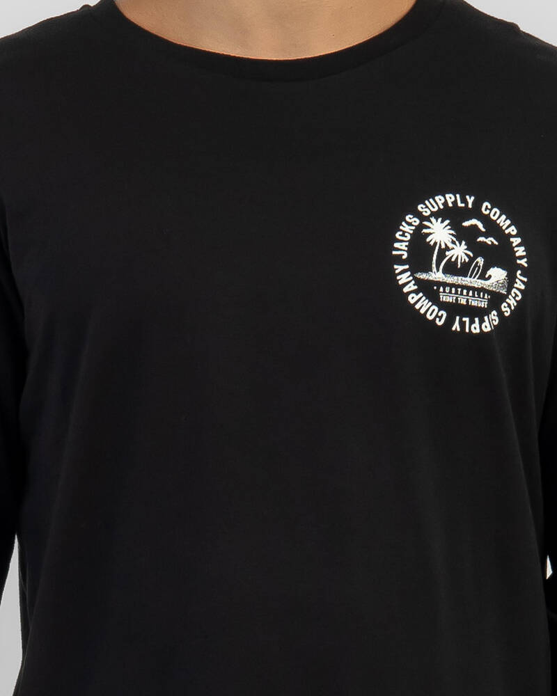 Jacks Hideaway Long Sleeve T-Shirt for Mens