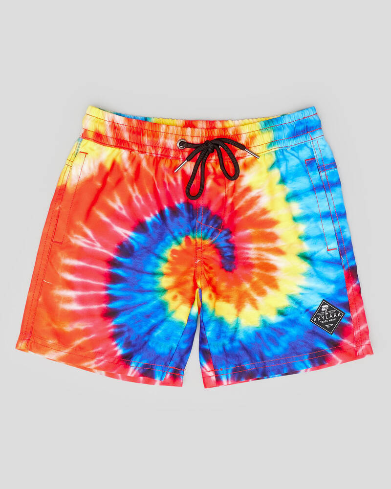 Shop Skylark Toddlers' Spiral Mully Shorts In Multi - Fast Shipping ...