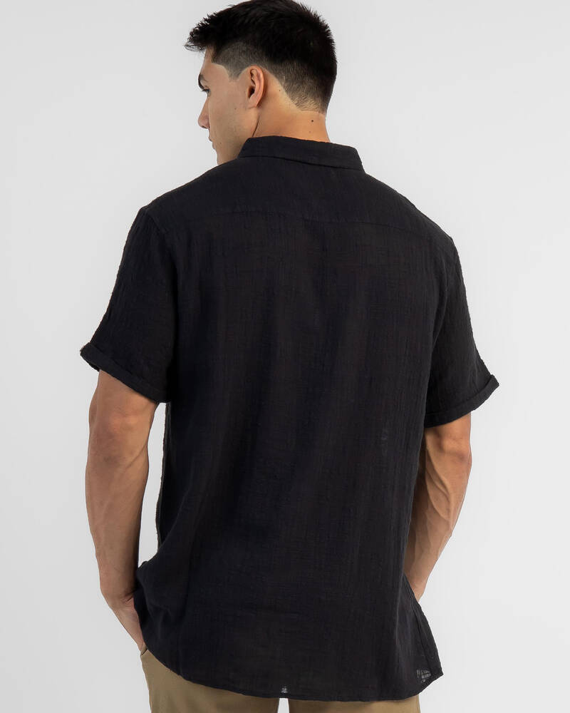 Lucid Textured Short Sleeve Shirt for Mens