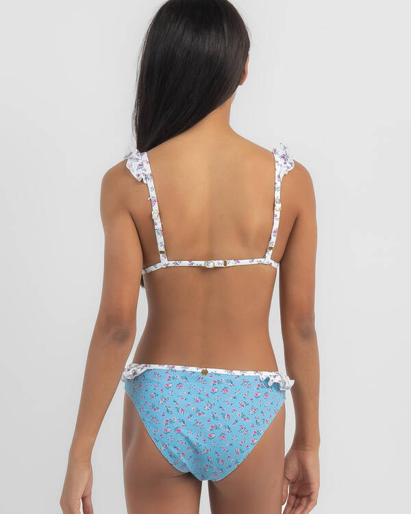 Kaiami Girls' Rosette Triangle Bikini Set for Womens