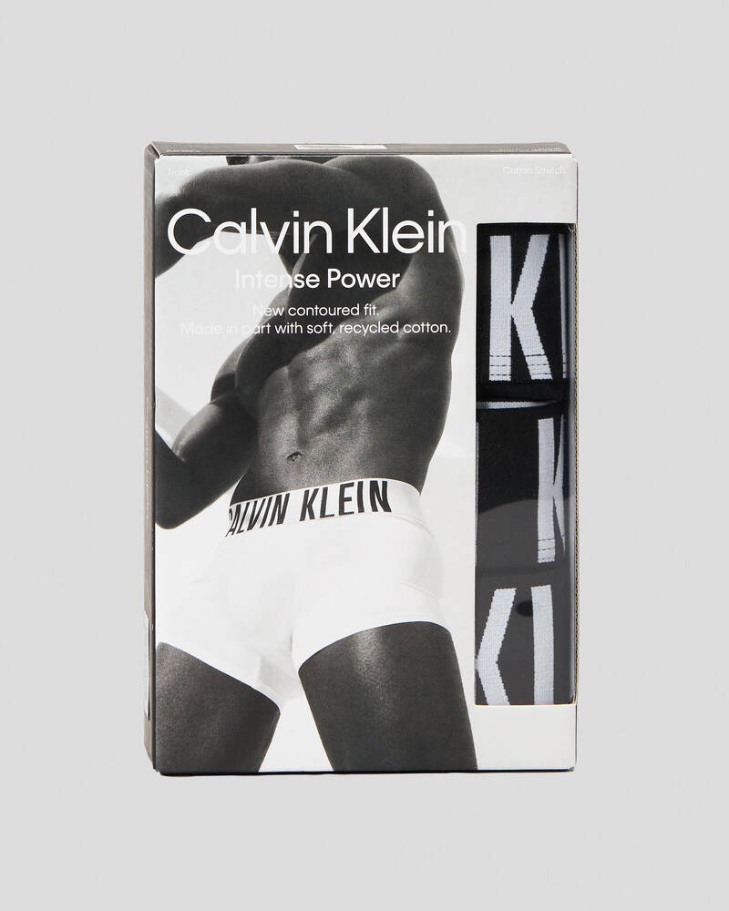 Calvin Klein Intense Power Cotton Trunk 3 Pack for Mens