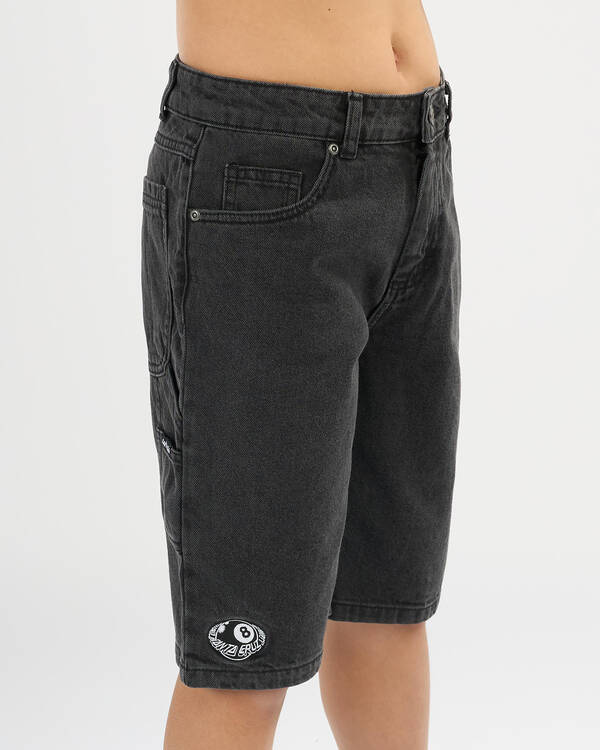 Santa Cruz Boys' Winkowski Eighth Planet Denim Shorts for Mens