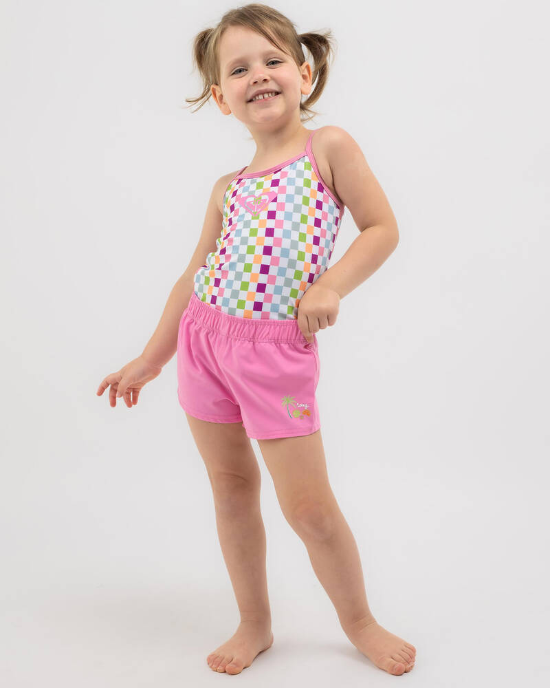 Roxy Toddlers' Tw Solid Board Shorts for Womens