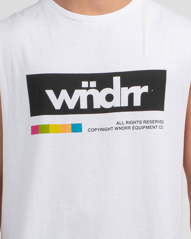 Wndrr VCR Muscle Tank for Mens