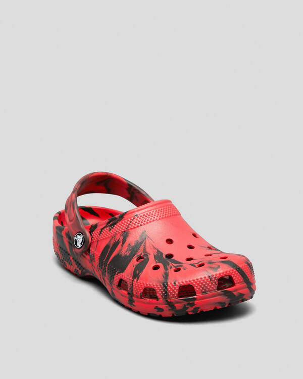 Crocs Kids' Classic Marbled Clog Sandals for Unisex