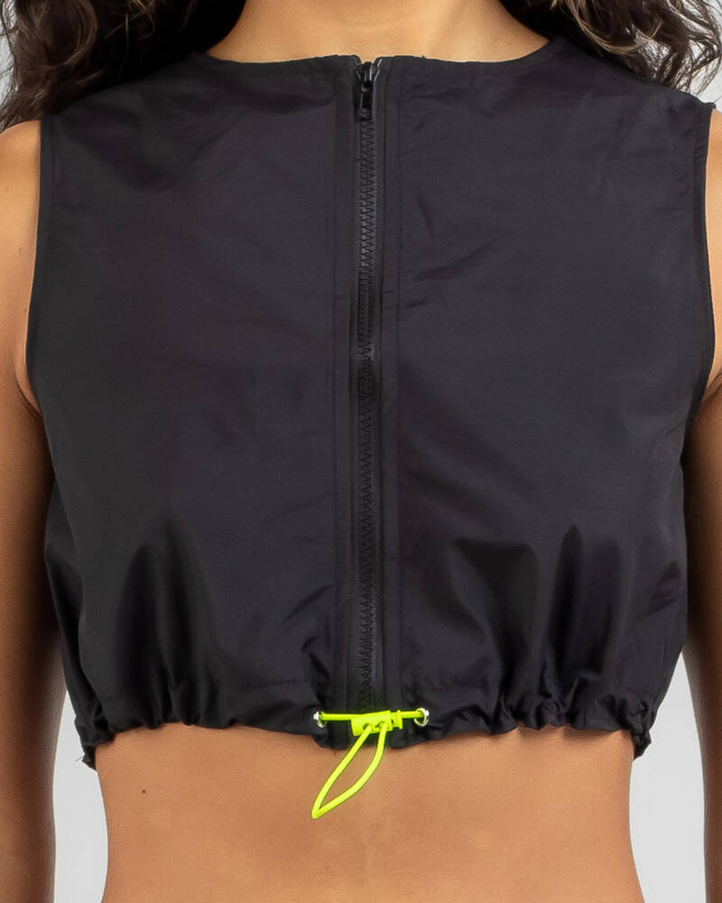 Mint Vanilla Drew Parachute Top for Womens