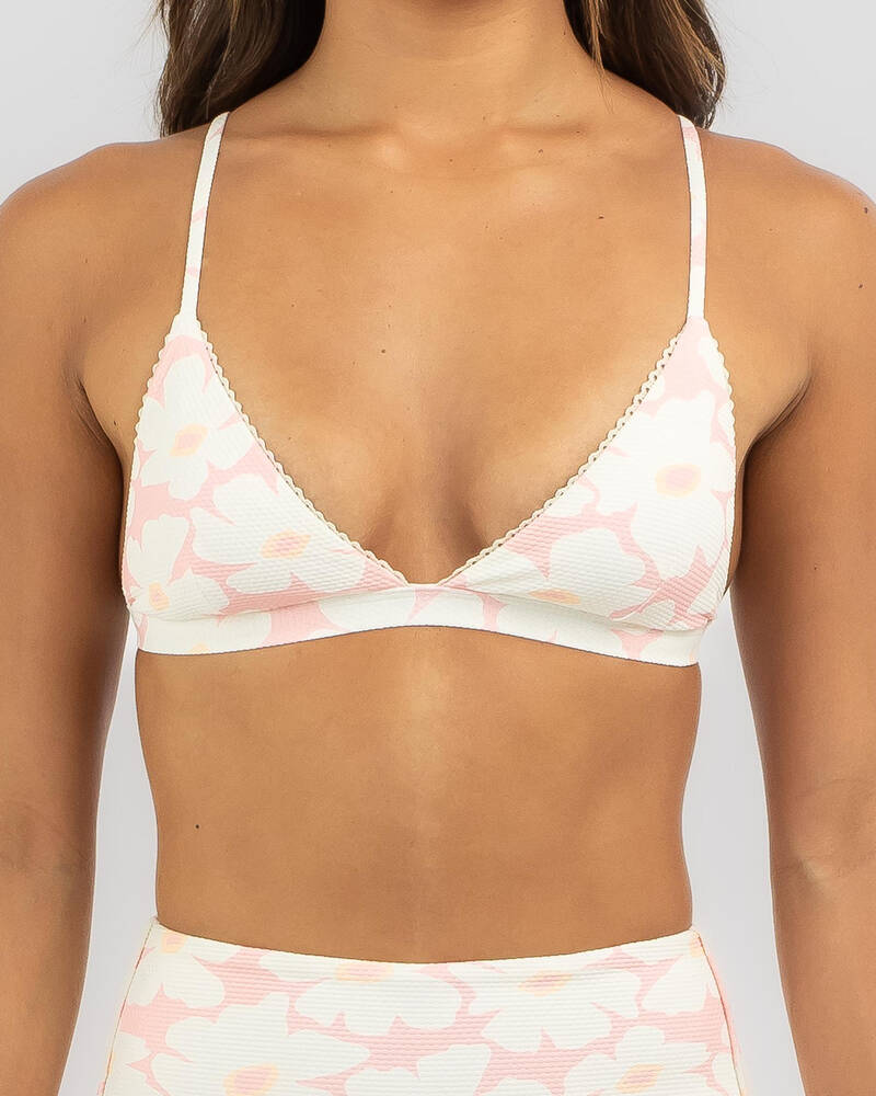 Rhythm Mimi Floral Bralette Bikini Top for Womens