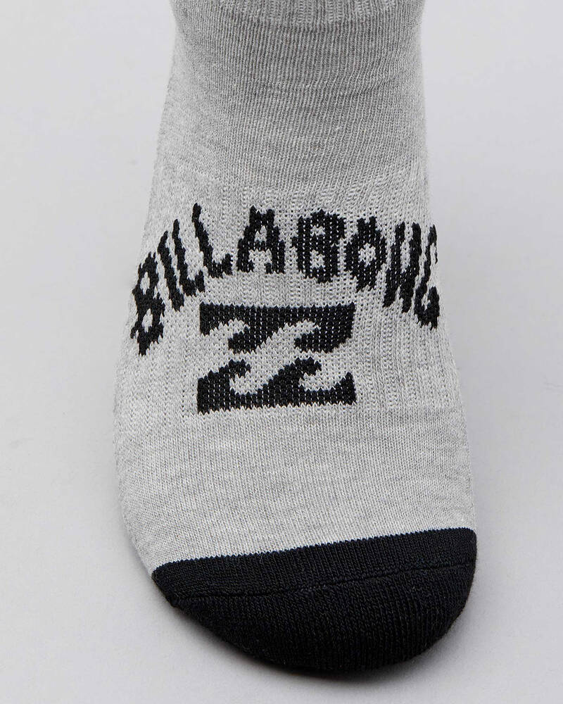 Billabong Boys' Sport Socks 5 Pack for Mens