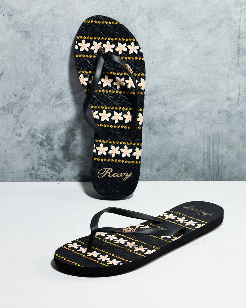 Roxy New Viva Printed Thongs for Womens