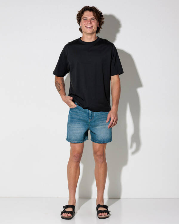 Skylark Stride Denim Shorts for Mens