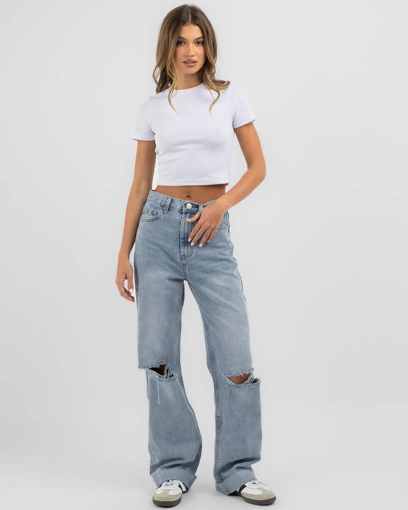 DESU Adorned Jeans for Womens