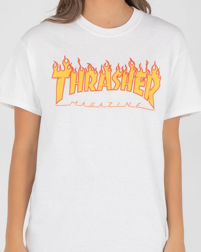 Thrasher Flame T-Shirt for Womens image number null