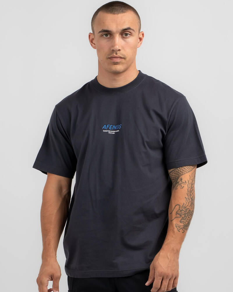 Afends Message Retro Fit T-Shirt for Mens