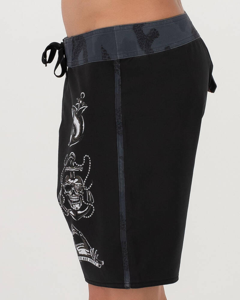 The Mad Hueys Marooned FKRS 18" Board Shorts for Mens