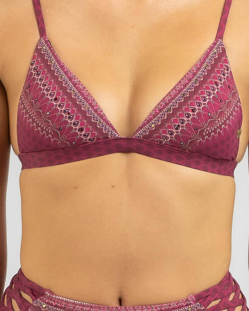 Kaiami Jayne Jewel Triangle Bikini Top for Womens