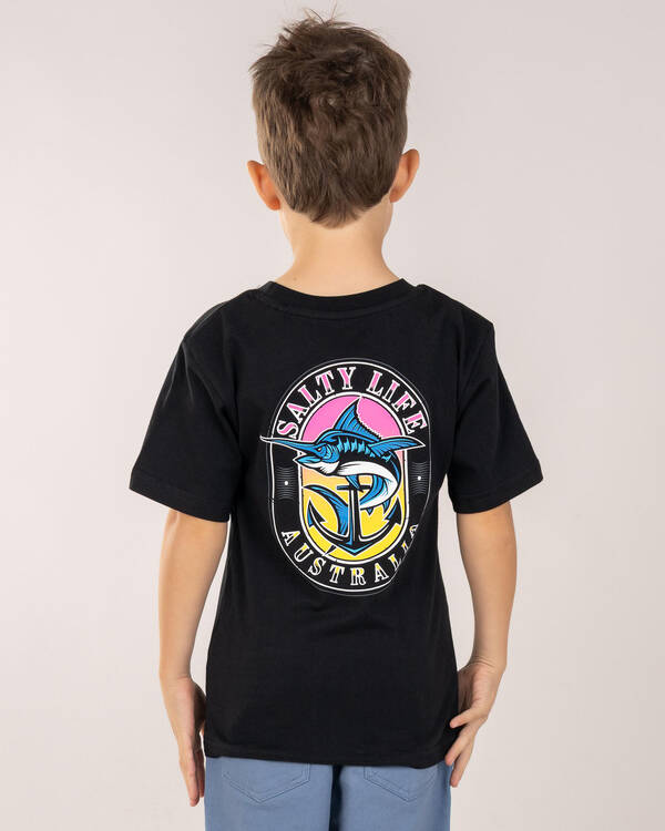 Salty Life Toddlers' Anchored Fin T-Shirt for Mens