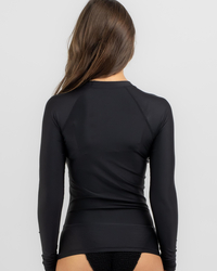 Billabong Society Long Sleeve Rash Vest for Womens image number null