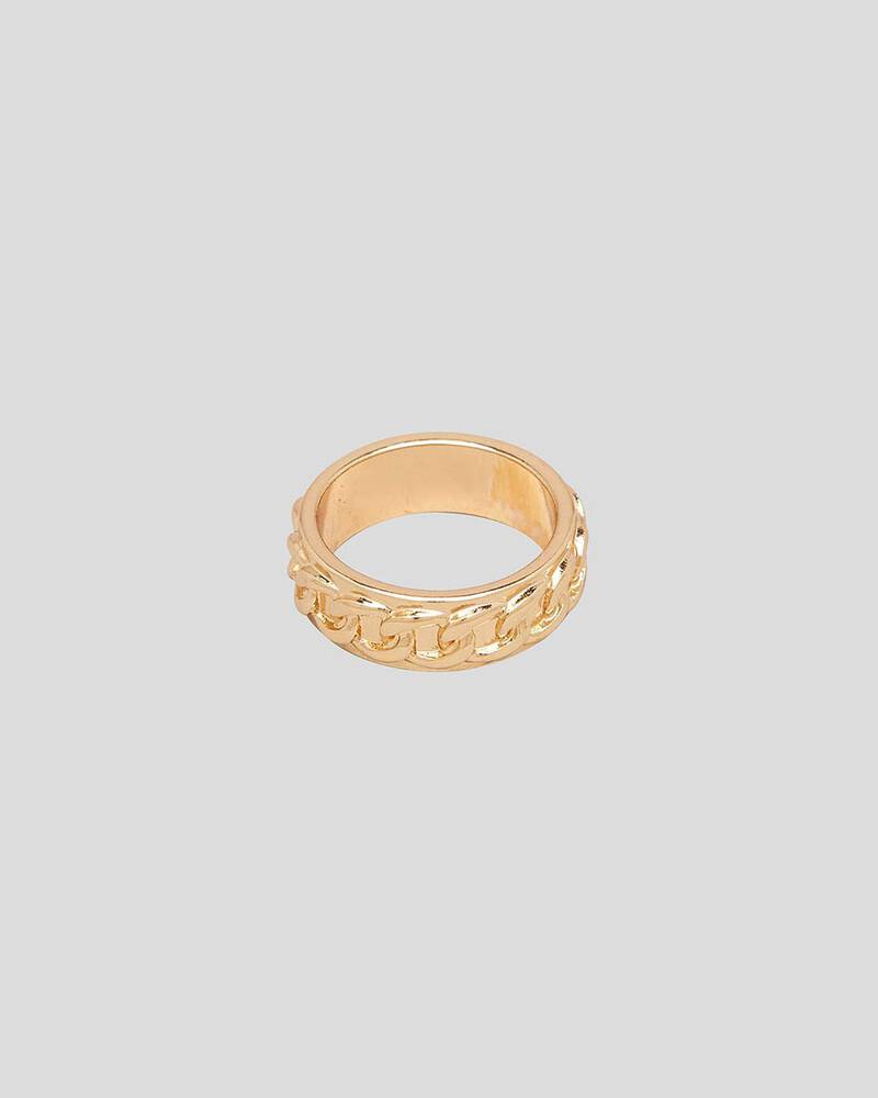 WFTW Embossed Chain Ring for Mens