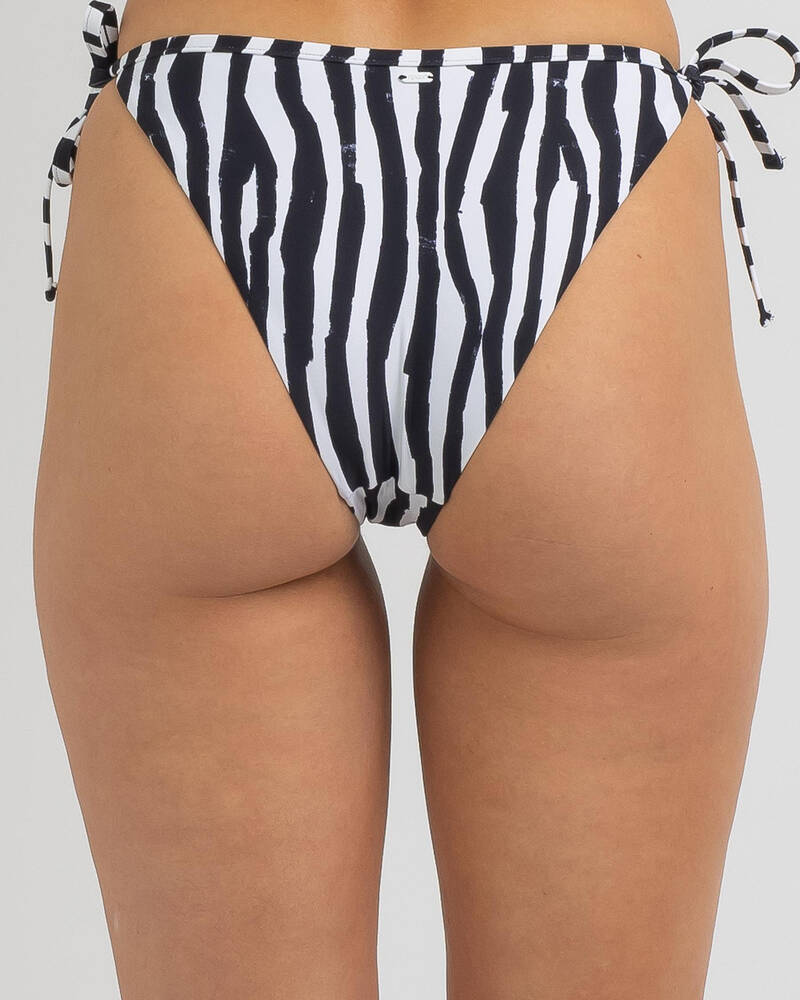 Rip Curl Safari Stripe Cheeky Bikini Bottom for Womens