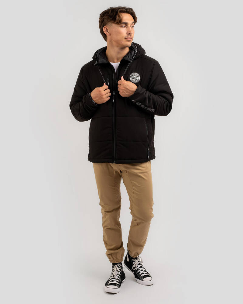 The Mad Hueys Hurricane Hooded Puffer Jacket for Mens
