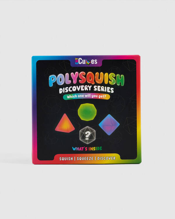CMY Cubes PolySquish Blind Box Squishy Fidget Toy for Unisex