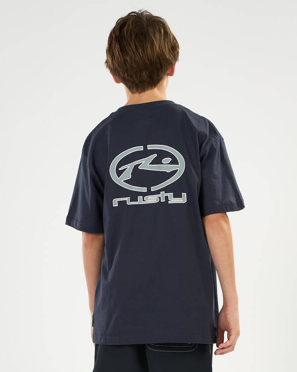 Rusty Boys' Turbo Short Sleeve T-Shirt for Mens