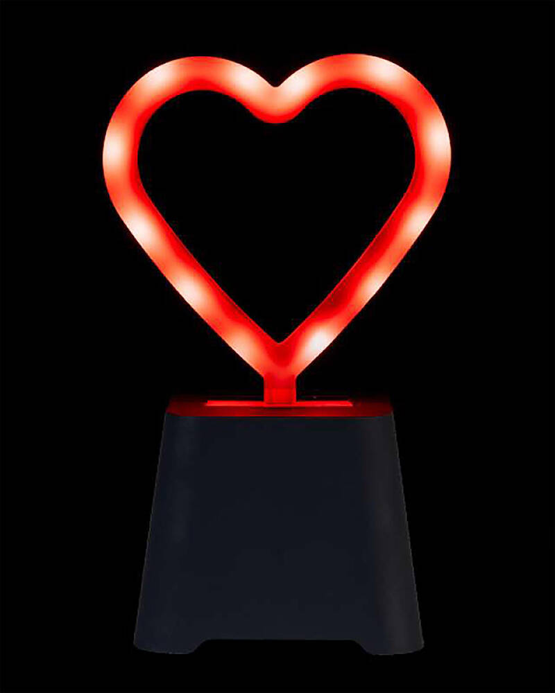Get It Now Heart Neon Light Speaker for Unisex