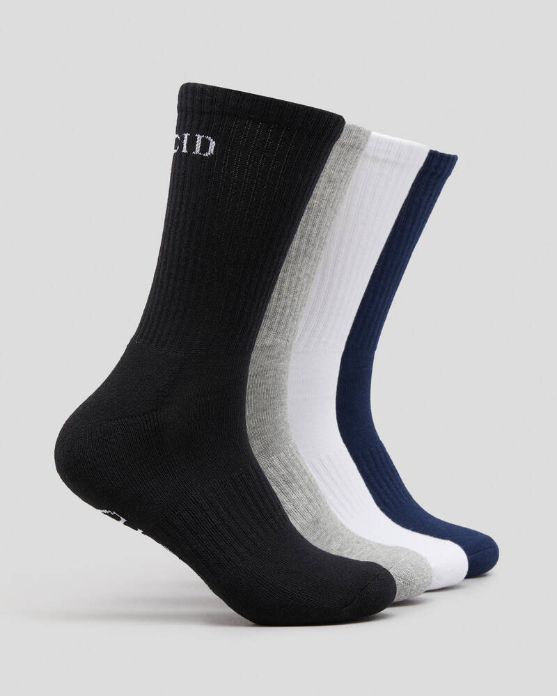 Lucid Cinque Socks 4 Pack for Mens