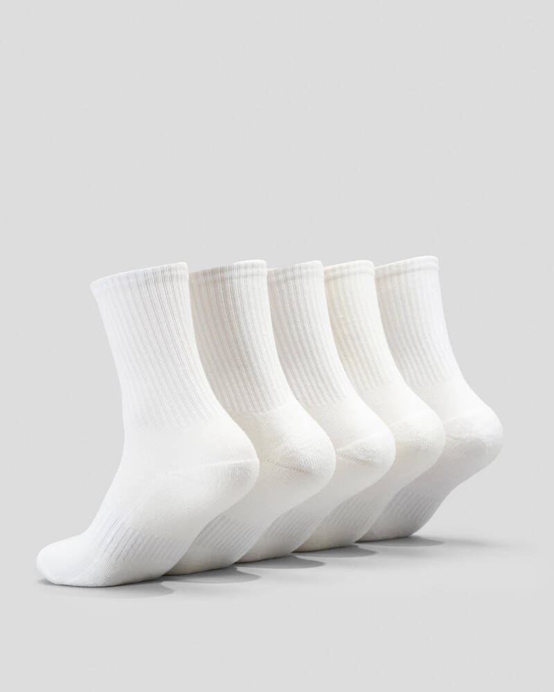 Rip Curl Boys' School Crew Socks 5 Pack for Mens