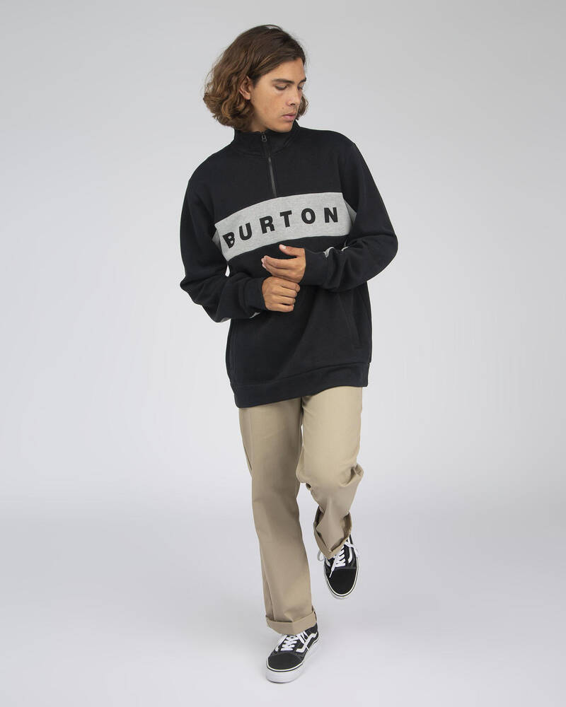 Burton Lowball Quarter Zip Fleece Sweatshirt for Mens
