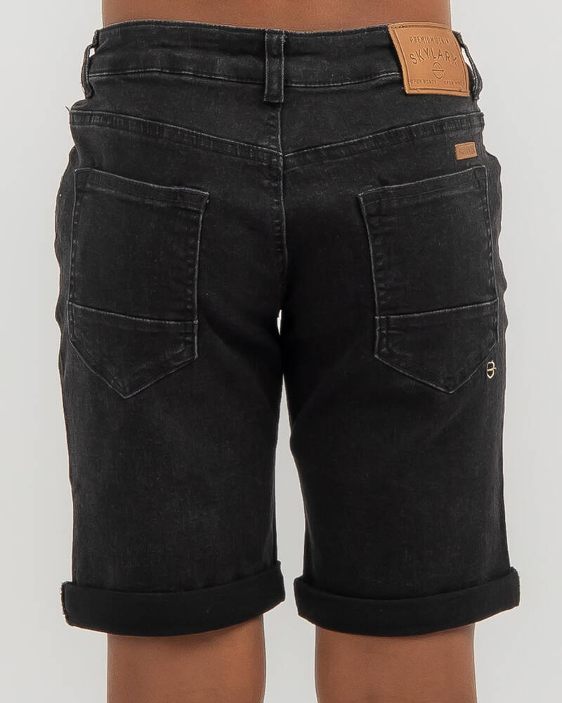 Skylark Boys' Assurance Denim Shorts for Mens